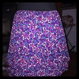 Floral Express party skirt